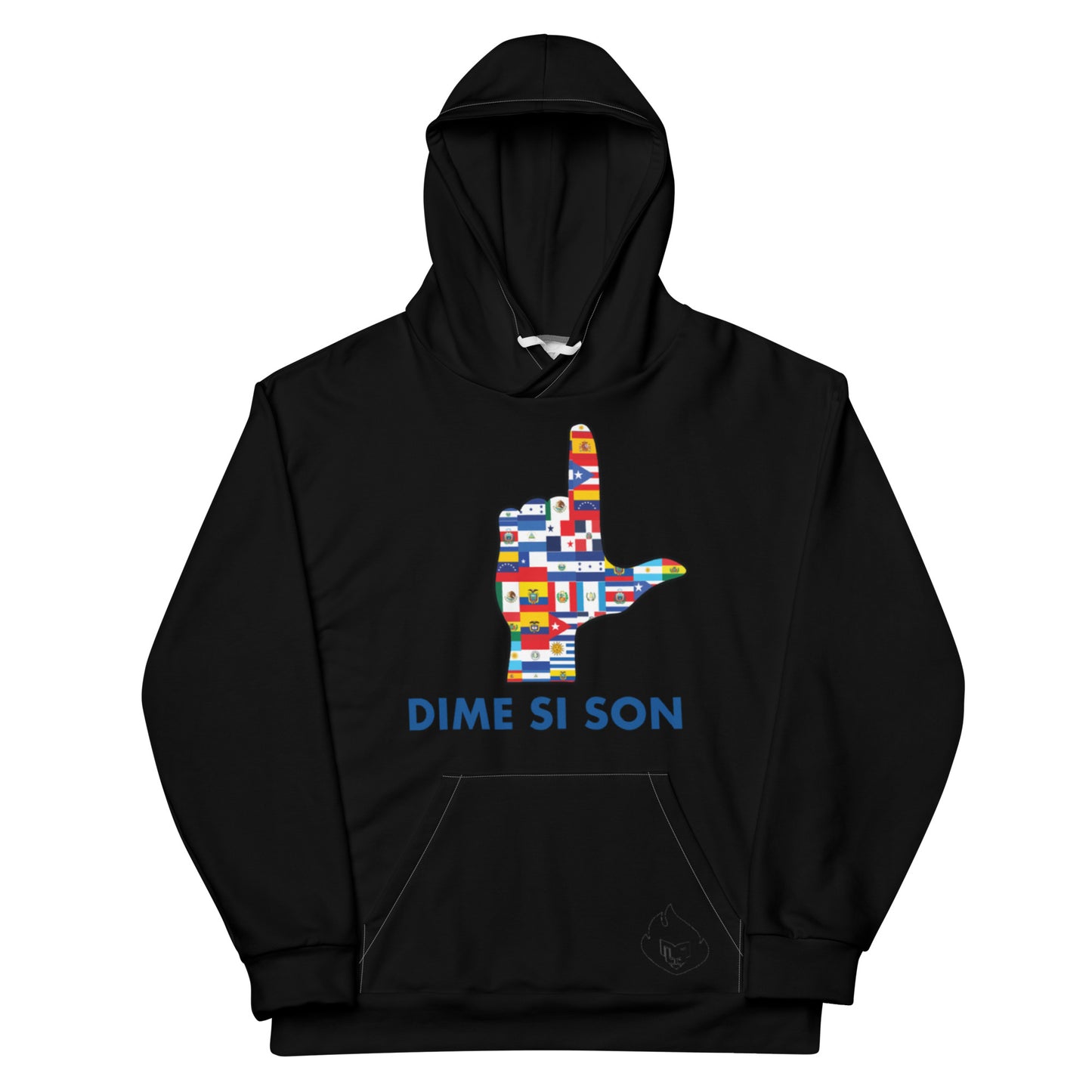 Latino America Flags Dime Si Son Hoodie