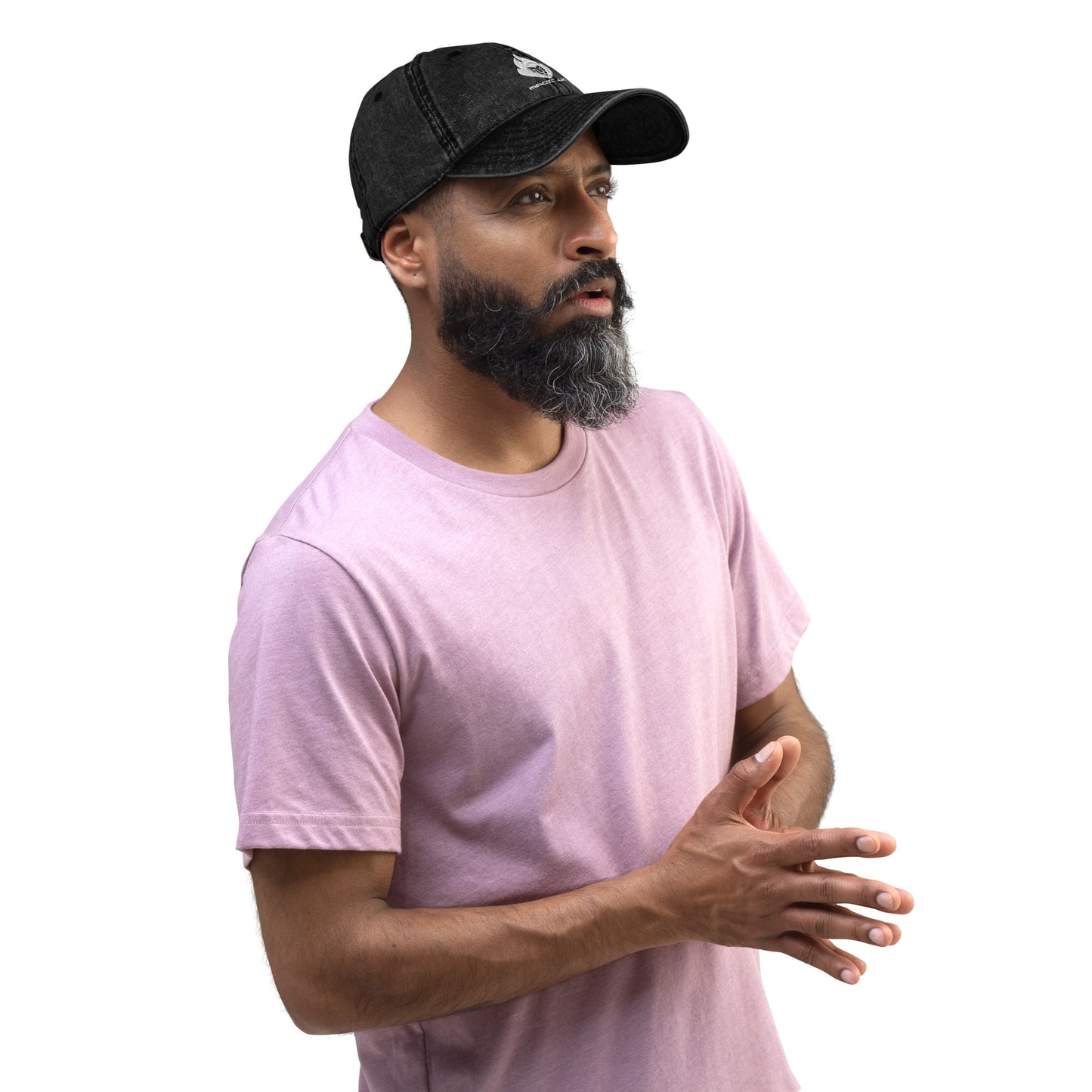 MJ Fire Logo Vintage Twill Cap