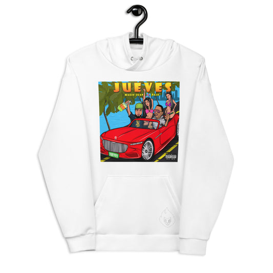Jueves Unisex White Hoodie