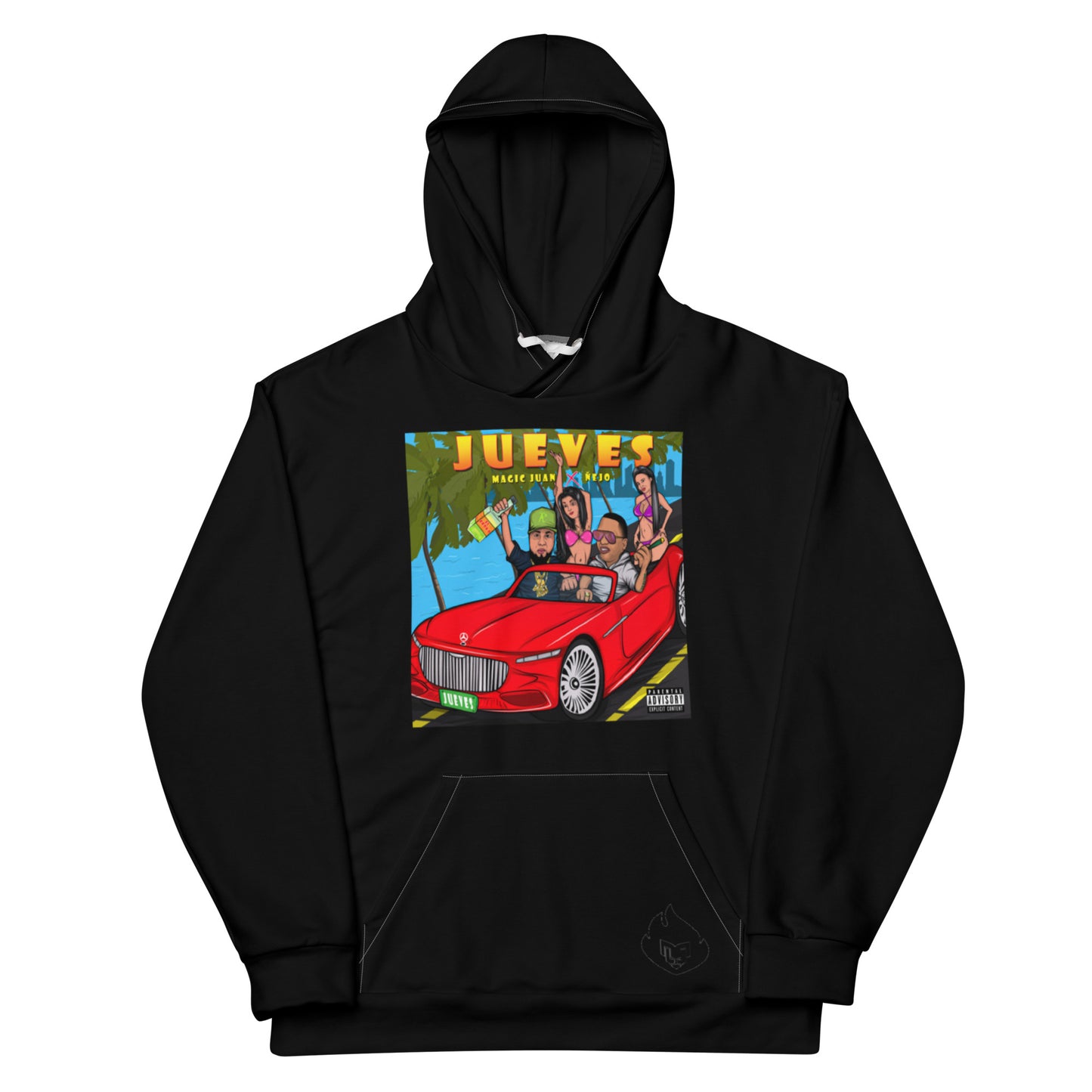 Jueves Unisex Black Hoodie